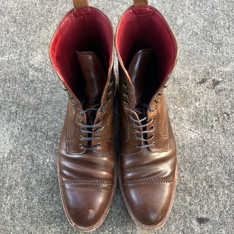Carmina Unlisted Model in Horween Armagnac Shell Cordovan