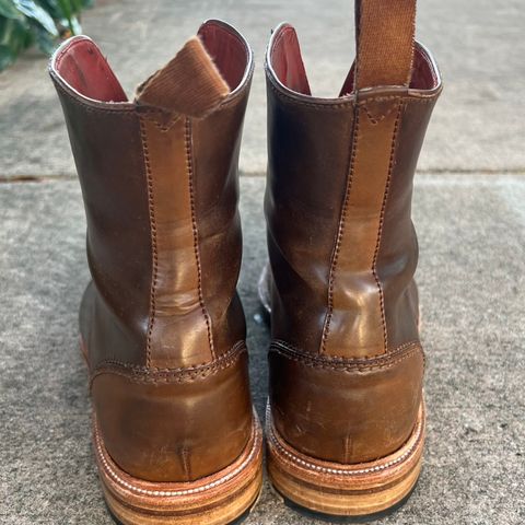 Carmina Unlisted Model in Horween Armagnac Shell Cordovan