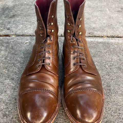 Carmina Unlisted Model in Horween Armagnac Shell Cordovan