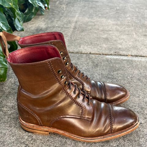 Carmina Unlisted Model in Horween Armagnac Shell Cordovan