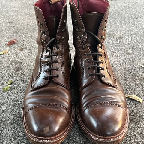 Carmina Unlisted Model in Horween Armagnac Shell Cordovan