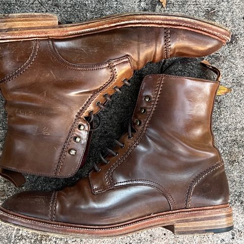 Carmina Unlisted Model in Horween Armagnac Shell Cordovan
