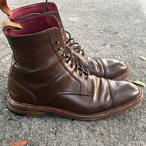 Carmina Unlisted Model in Horween Armagnac Shell Cordovan