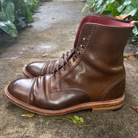 Carmina Unlisted Model in Horween Armagnac Shell Cordovan