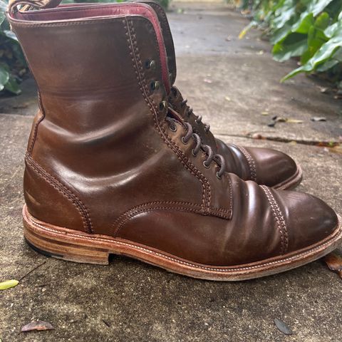 Carmina Unlisted Model in Horween Armagnac Shell Cordovan