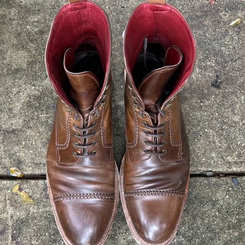 Carmina Unlisted Model in Horween Armagnac Shell Cordovan