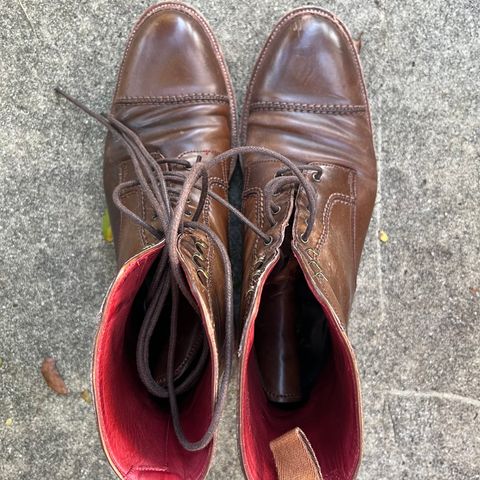 Carmina Unlisted Model in Horween Armagnac Shell Cordovan
