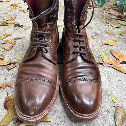 Carmina Unlisted Model in Horween Armagnac Shell Cordovan