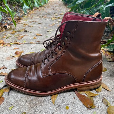 Carmina Unlisted Model in Horween Armagnac Shell Cordovan
