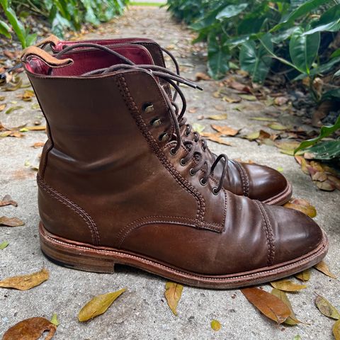 Carmina Unlisted Model in Horween Armagnac Shell Cordovan
