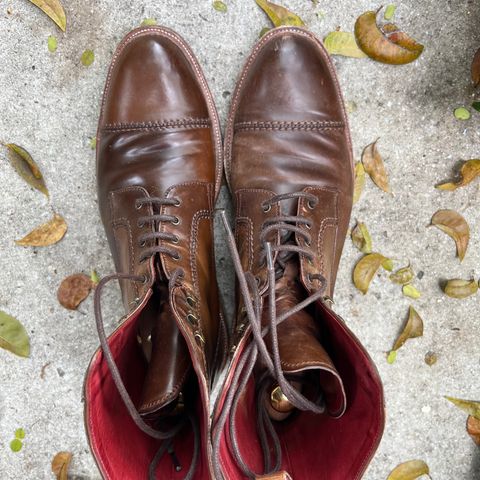 Carmina Unlisted Model in Horween Armagnac Shell Cordovan
