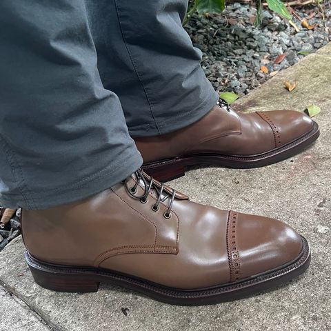 Carmina Work Boots 861 in Unknown Leather