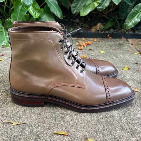 Carmina Work Boots 861 in Unknown Leather