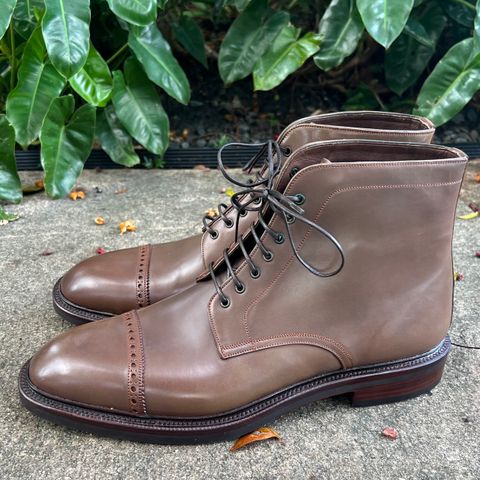 Carmina Work Boots 861 in Unknown Leather