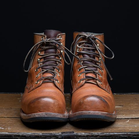 View photo of Nicks Prospector in Horween Natural Dublin