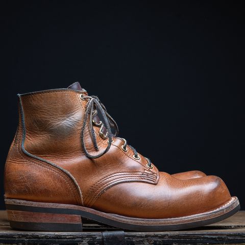 View photo of Nicks Prospector in Horween Natural Dublin