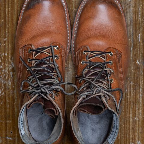 View photo of Nicks Prospector in Horween Natural Dublin