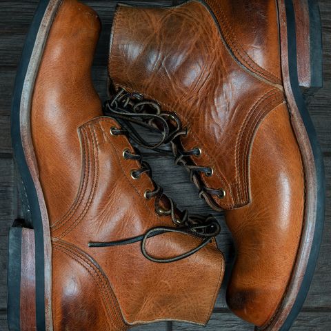 View photo of Nicks Prospector in Horween Natural Dublin