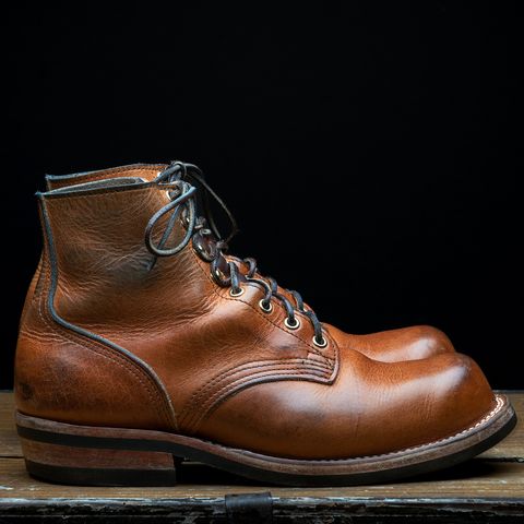 View photo of Nicks Prospector in Horween Natural Dublin