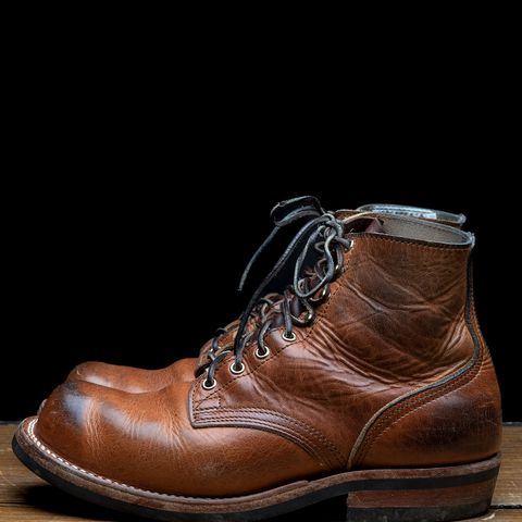 View photo of Nicks Prospector in Horween Natural Dublin