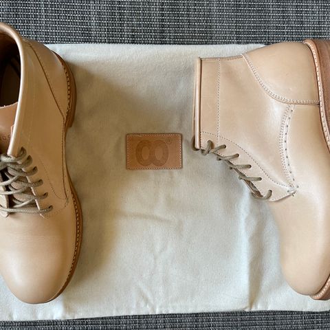 Butts and Shoulders The Classic Boots in Natural Leather