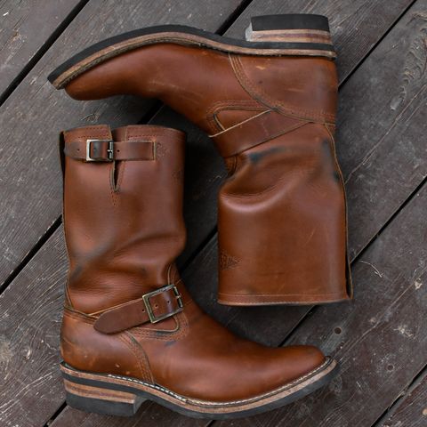 Wesco Boss Engineer Boot in Seidel British Tan Domain
