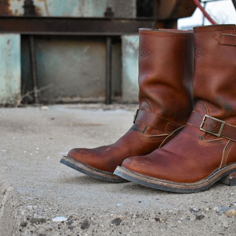Wesco Boss Engineer Boot in Seidel British Tan Domain