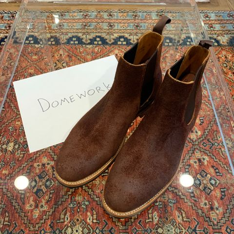 Grant Stone Chelsea Boot in Seidel Aged Bark Roughout