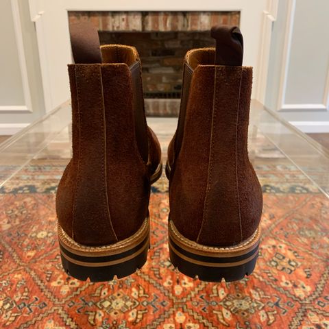 Grant Stone Chelsea Boot in Seidel Aged Bark Roughout