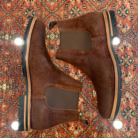 Grant Stone Chelsea Boot in Seidel Aged Bark Roughout