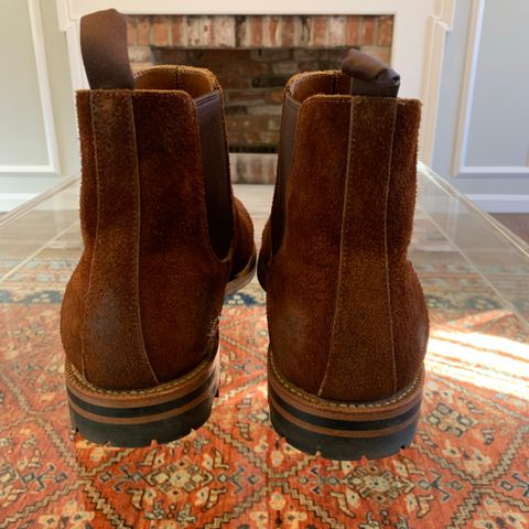 Grant Stone Chelsea Boot in Seidel Aged Bark Roughout