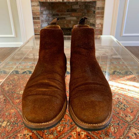 Grant Stone Chelsea Boot in Seidel Aged Bark Roughout