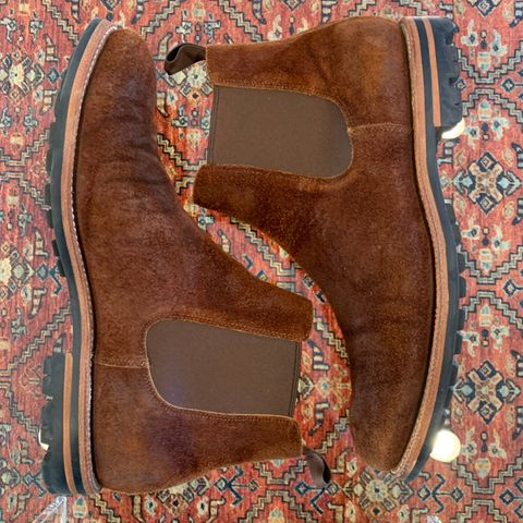 Grant Stone Chelsea Boot in Seidel Aged Bark Roughout
