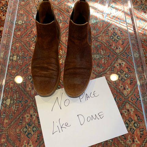 Grant Stone Chelsea Boot in Seidel Aged Bark Roughout