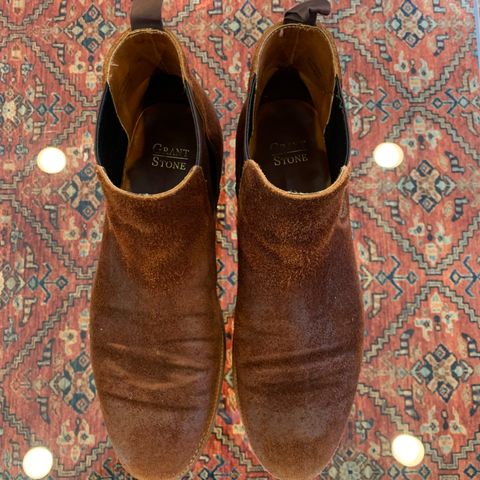Grant Stone Chelsea Boot in Seidel Aged Bark Roughout