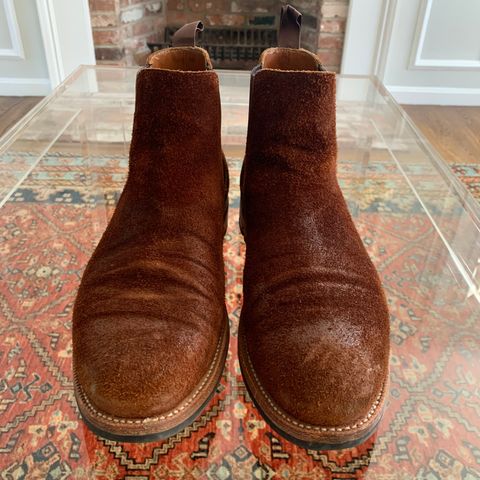 Grant Stone Chelsea Boot in Seidel Aged Bark Roughout