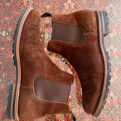 Grant Stone Chelsea Boot in Seidel Aged Bark Roughout