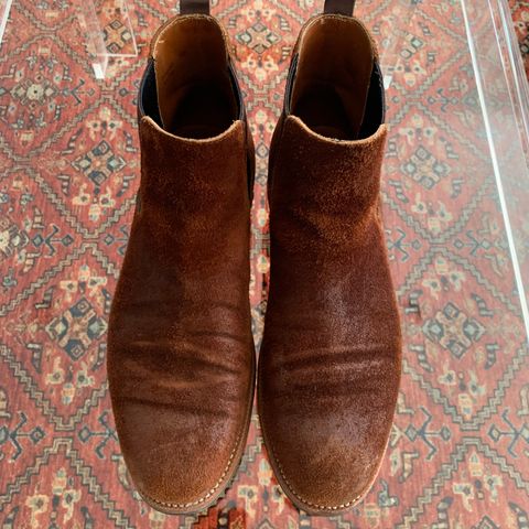Grant Stone Chelsea Boot in Seidel Aged Bark Roughout