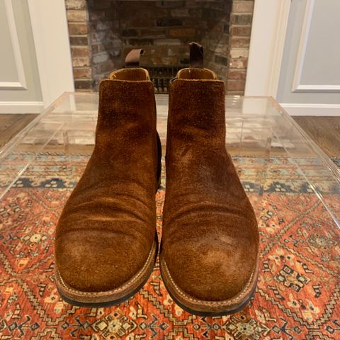 Grant Stone Chelsea Boot in Seidel Aged Bark Roughout