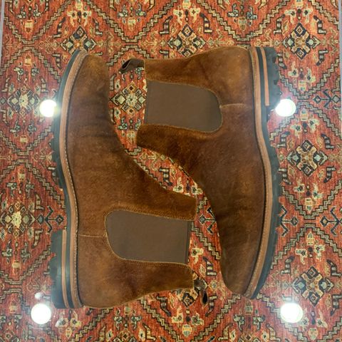 Grant Stone Chelsea Boot in Seidel Aged Bark Roughout