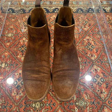 Grant Stone Chelsea Boot in Seidel Aged Bark Roughout