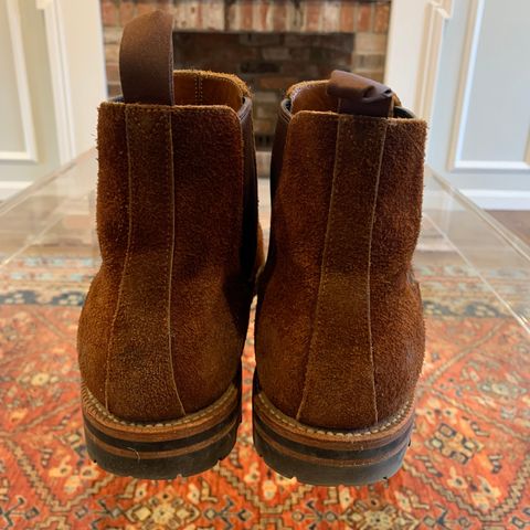 Grant Stone Chelsea Boot in Seidel Aged Bark Roughout