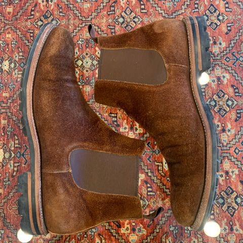 Grant Stone Chelsea Boot in Seidel Aged Bark Roughout