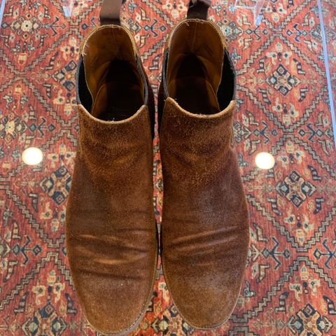Grant Stone Chelsea Boot in Seidel Aged Bark Roughout