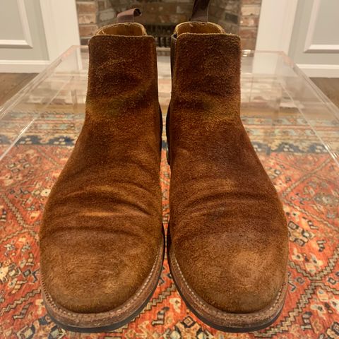 Grant Stone Chelsea Boot in Seidel Aged Bark Roughout