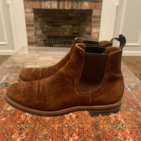 Grant Stone Chelsea Boot in Seidel Aged Bark Roughout