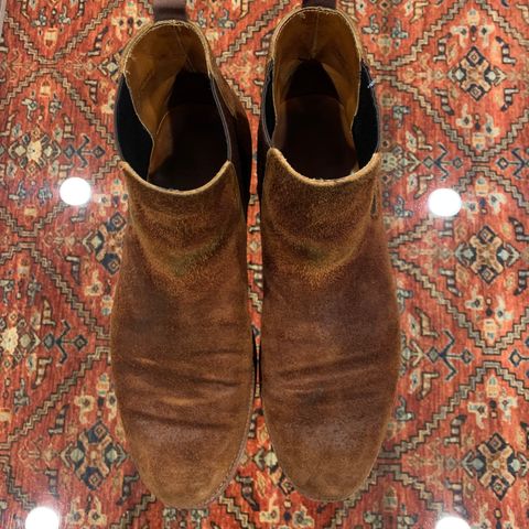 Grant Stone Chelsea Boot in Seidel Aged Bark Roughout