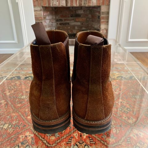 Grant Stone Chelsea Boot in Seidel Aged Bark Roughout