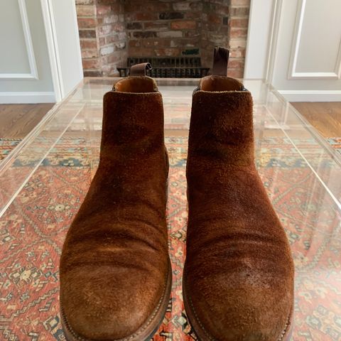 Grant Stone Chelsea Boot in Seidel Aged Bark Roughout