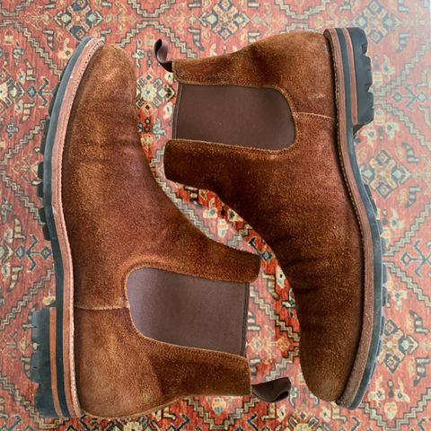 Grant Stone Chelsea Boot in Seidel Aged Bark Roughout